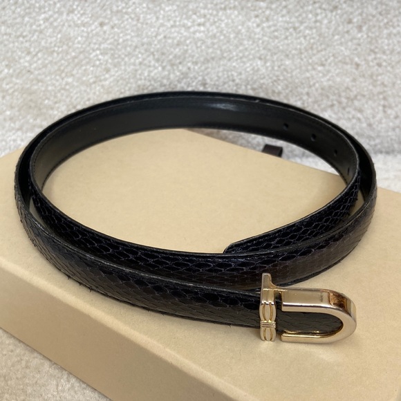 genuine snakeskin belt / leather belt - Picture 1 of 13